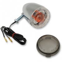 Turn Signal W/Chrome Rear w/1156 bulb