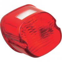 Taillight Lens Red Laydown HD 73-98