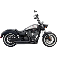 Pro Street Turn-Out Exhaust System, Black