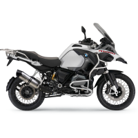 LV ONE EVO Stainless steel Slip-On for BMW R1200GS 13-16