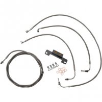 Handlebar Cable/Brake Line Kit S/S 12-14" FL 17-19 no ABS