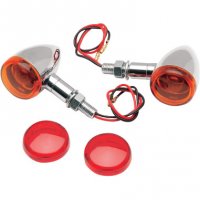 Marker Lights Chrome Mini Deuce Stud-Mount