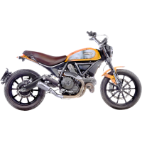 LV-10 Stainless steel Slip-On for DUCATI Scrambler 800 Icon/Classic 15-21