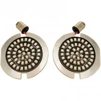 Turn Signal Inserts LED Red Flat Style 1157