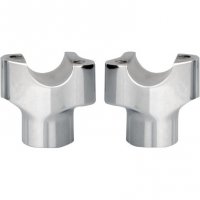 Risers Chubby 1-1/4\" Chrome 1.5\" (pr)