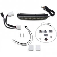 Luggage Rack LED Lightbar SMOKE Softail 05-17