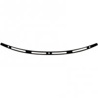 Windshield Trim Black/Natural Slots FLH 96-13