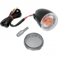 Turn Signal Matte Black Front (ea)