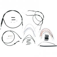 Cable/Brake Line Kit Black Vinyl for 16\" Apes XL 07-13