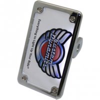 License Plate Side Mount 2 In 1 Chrome Victory 03-17