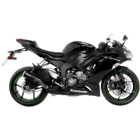 LV-10 Carbon fiber Slip-On for KAWASAKI ZX-6R Ninja 09-21