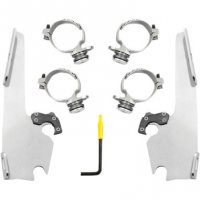 Hardware Mount Kit Polished FXDL 14-17