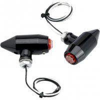 Turn Signals Vega centre mount Black/ Red LED