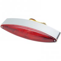 Taillight Narrow Cat Eye With Red Lens LED