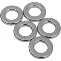 Spacers Chrome Steel 3/8\" X 1/8\" (5)