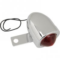 Marker Light Bullet Chrome Left Mount Single Contact (ea)