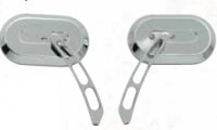 OVAL MIRRORS W/ SLOTTED ARMS