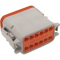 Deutsch DT Sealed Connector Gray 12 PIN Plug