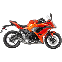 LV ONE EVO Stainless steel Exhaust for KAWASAKI Ninja 650/Z650 17-21