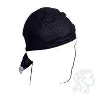 FLYDANNA HEADWRAP SOLID BLACK