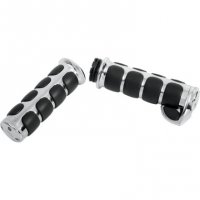 Grips Iso Chrome With Throttle Boss HD 82-17