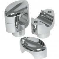 Risers Chrome Mohawk Hefty 1.5\"