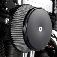 Air Filter Kit Big Sucker Stage I Wrinkle Black FLT 08-13