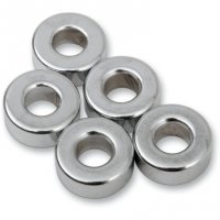 Spacers Chrome Steel 1/4\" X 1/4\" (5)