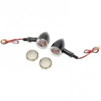 Marker Lights Gloss Black Mini Deuce Stud-Mount