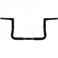 Handlebars 1.25" Gloss Black 10" Bagger Ape Hanger FL 96-16