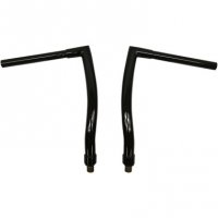 Handlebar 1.25\" Gloss Black 14\" Strip FXS 11-13