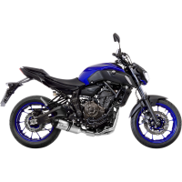 LV ONE EVO Stainless steel Exhaust for YAMAHA MT-07 17-20, XSR700 16-22