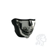 Half Face Mask Neoprene Glow in the Dark Skull Face