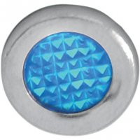 INDICATOR LIGHT W/ BEZEL BLUE (EA)