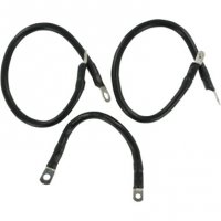 Battery Cable Kit Black FLH 65-79