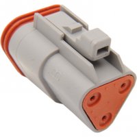 Deutsch DT Sealed Connector Gray 3 PIN Plug