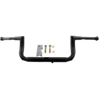 Handlebars 1.5\" Twin Peaks Flat Black 8\" FLH 99-13