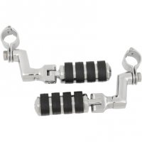 Highway Large Pegs Offset w/ 1 1/4\" Clamps (pr)
