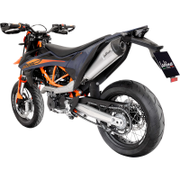 LV ONE EVO Stainless steel Slip-On for KTM 690 Enduro R/SMC R INOX 19-24