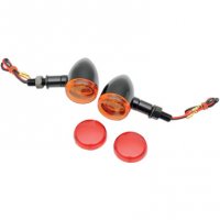 Marker Lights Gloss Black Mini Deuce Stud-Mount