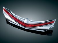 Fender Tip Rear with Red Lenses Chrome L.E.D. (ea)