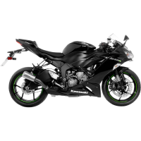 LV-10 Stainless steel Slip-On for KAWASAKI ZX-6R Ninja 09-21