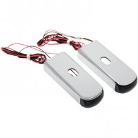 Marker Lights Chrome Fender Strut Red LED /Smoke Lens FXD 06-16