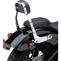 Backrest Kit Detachable Square Chrome 11" FLHC/S 18-20