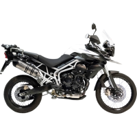 LV ONE EVO Stainless steel Slip-On for TRIUMPH Tiger 800