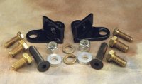 LOWERING KITS FOR REAR BY BURLY BRAND: 09-11 FLH 1" LOWERING BLOCKS BLACK OEM B28-42008