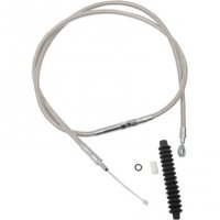 Clutch Cable Braided S/S H.S. Softail/Dyna 06-17