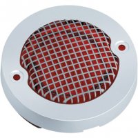 Turn Signal Bezels Chrome/Red Mesh HD 00-17