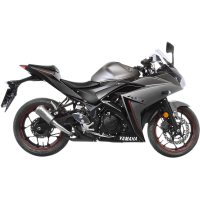 LV-10 Stainless steel Slip-On for YAMAHA MT-03 16-21, YZF-R3 15-21