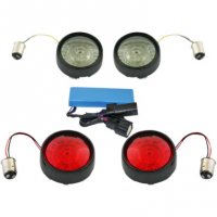 Turn Signal Kit Probeam Bullet Bezel Black FLHX/FLRTX 10-13